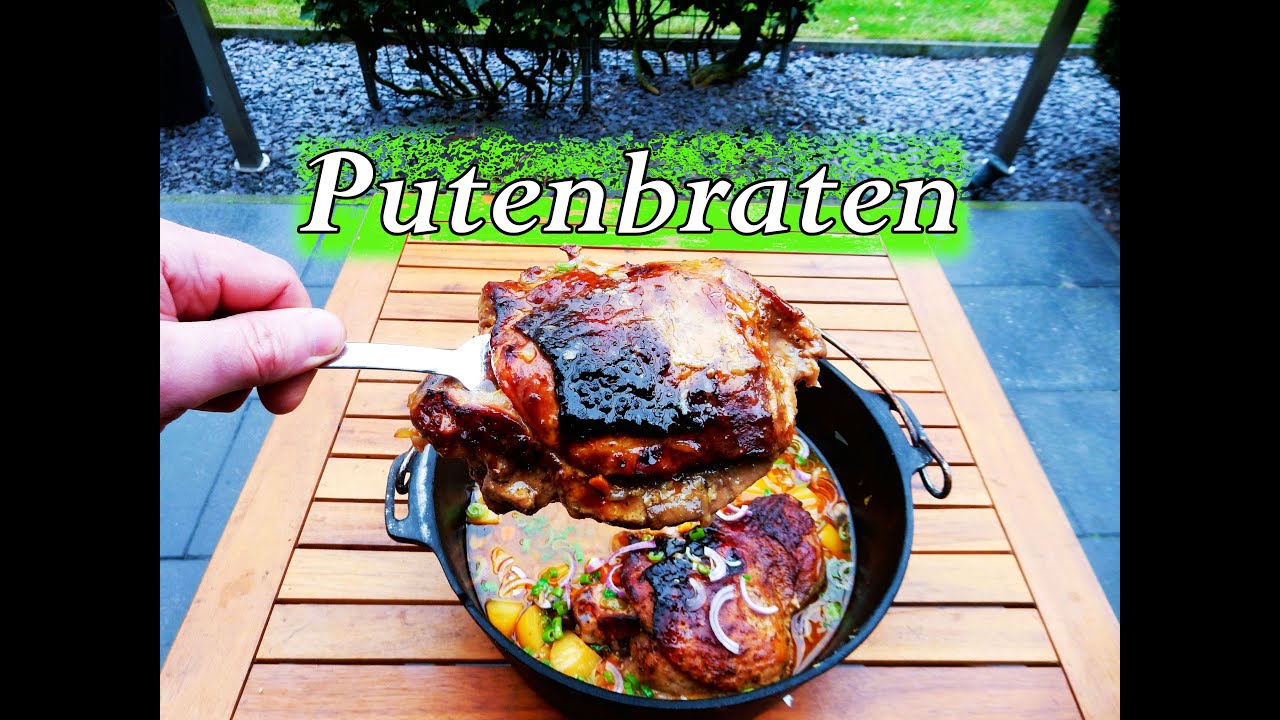 BestenTruthahn oder Puten Braten kann man nur in Dutch Oven kochen. Rezept. One Pot
