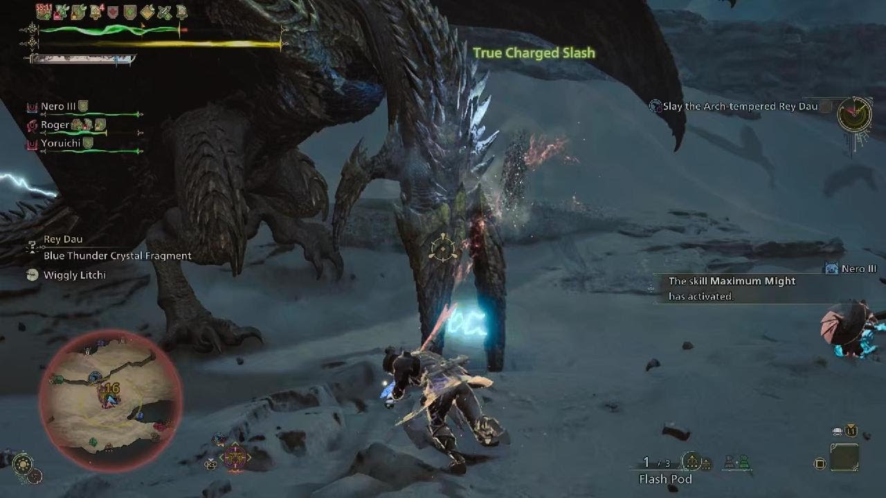 MH Wilds - The Shining Storm Rages Shatterseal GS (sub 10)