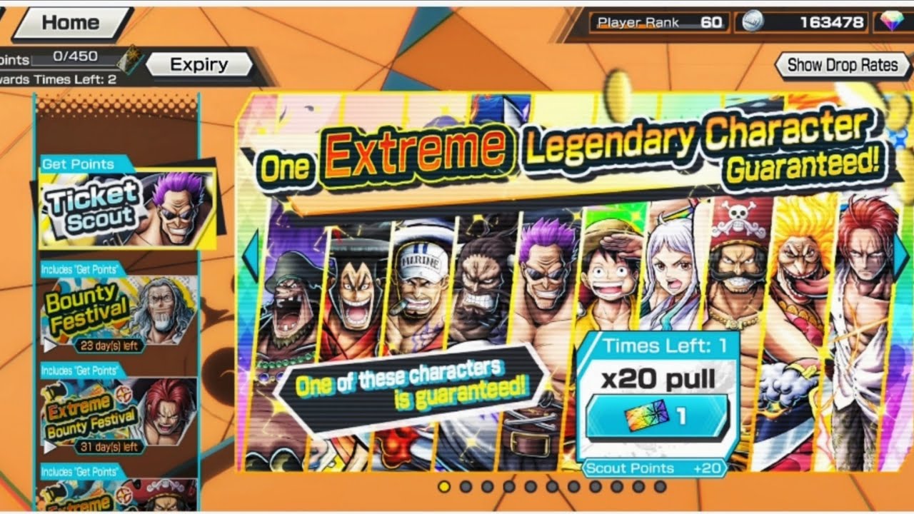 EXTREME LEGENDARY CHARACTER GUARANTEED SEE WHO I PULLED || ONE PIECE BOUNTY RUSH