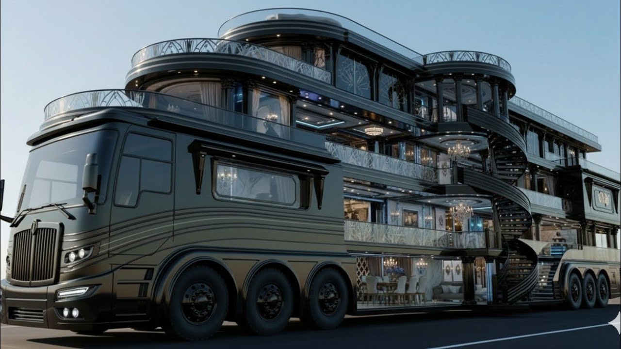 This $10 Million Luxury Motorhome Is Basically a Moving Palace