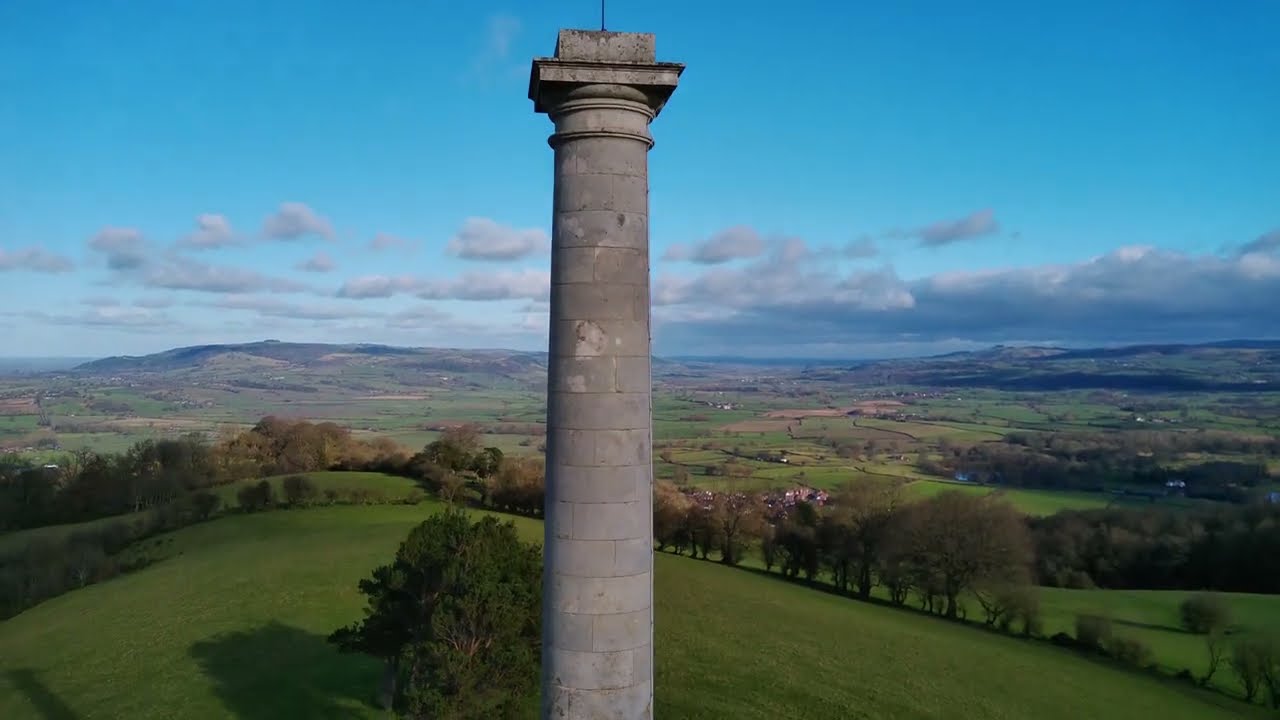 Town Hill County War Memorial, Montgomery, Powys
