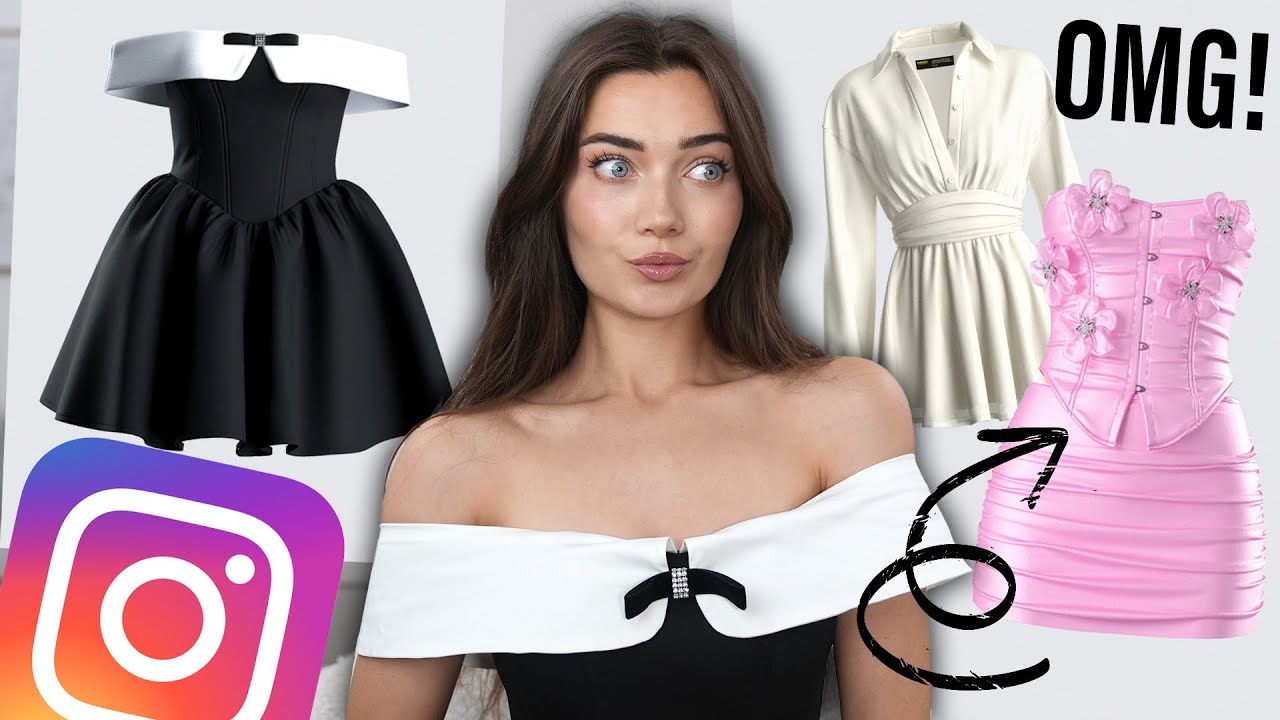TRYING UNREALISTIC CLOTHING FROM INSTAGRAM...