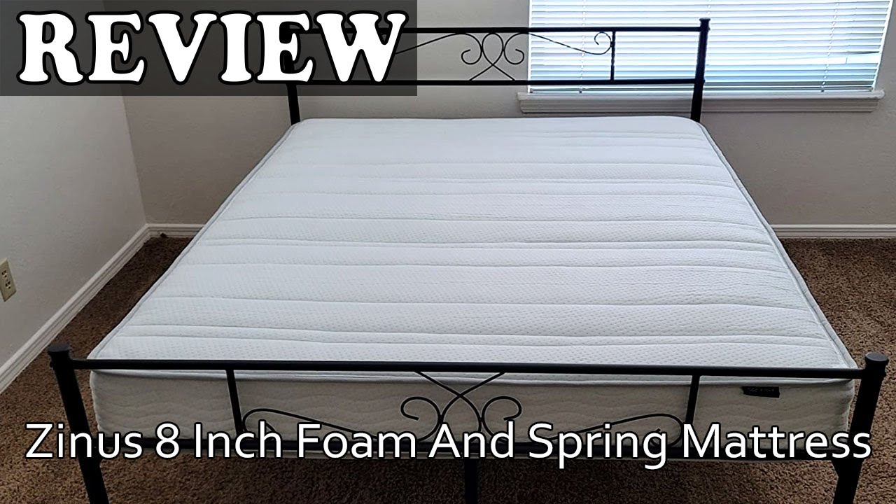 Zinus 8 Inch Foam And Spring Mattress - Review 2023