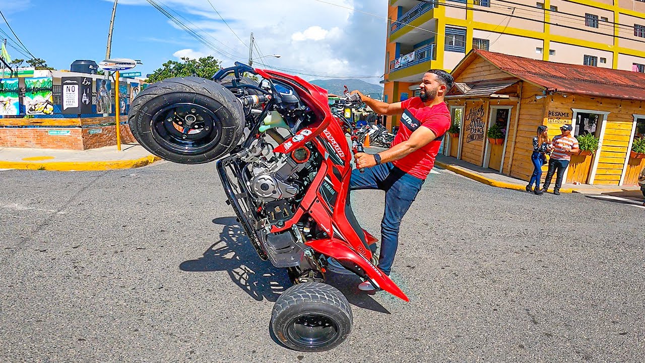Visitando el pueblo mas frio de Rep. Dom en mi Raptor 700r | Constanza