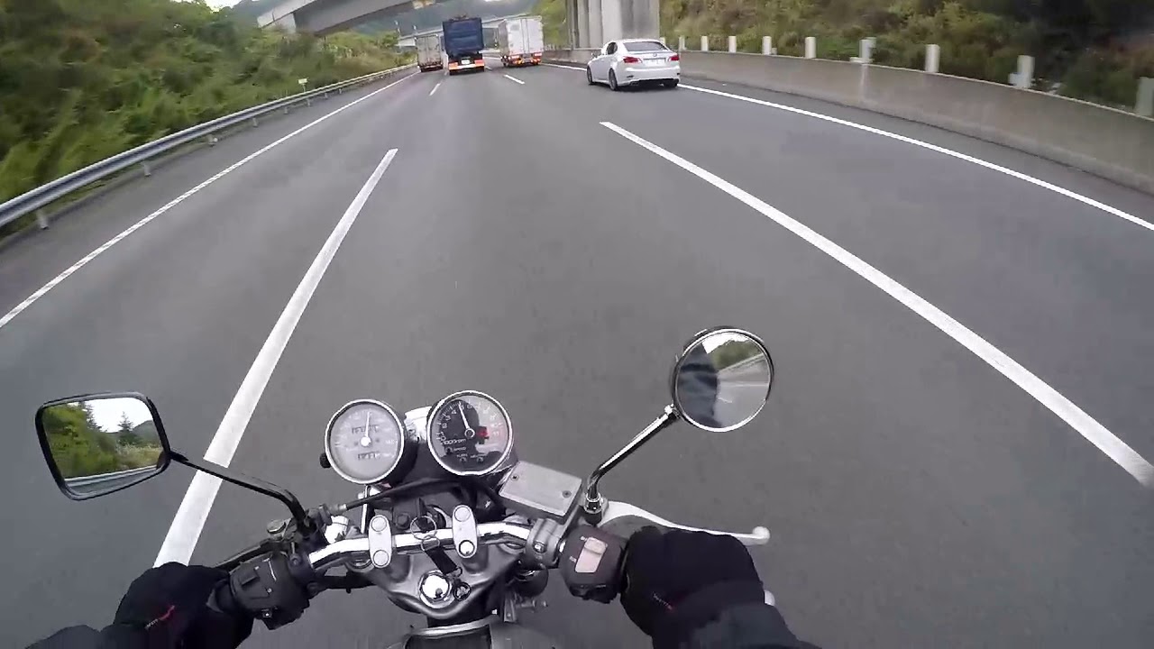 GB250　クラブマン　高速走行動画