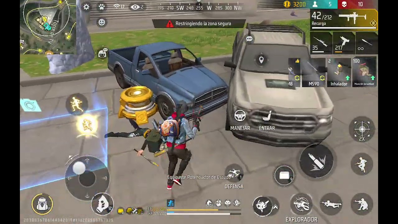 Free Fire Encontré La Torre TV Donde Aterrize Encima 