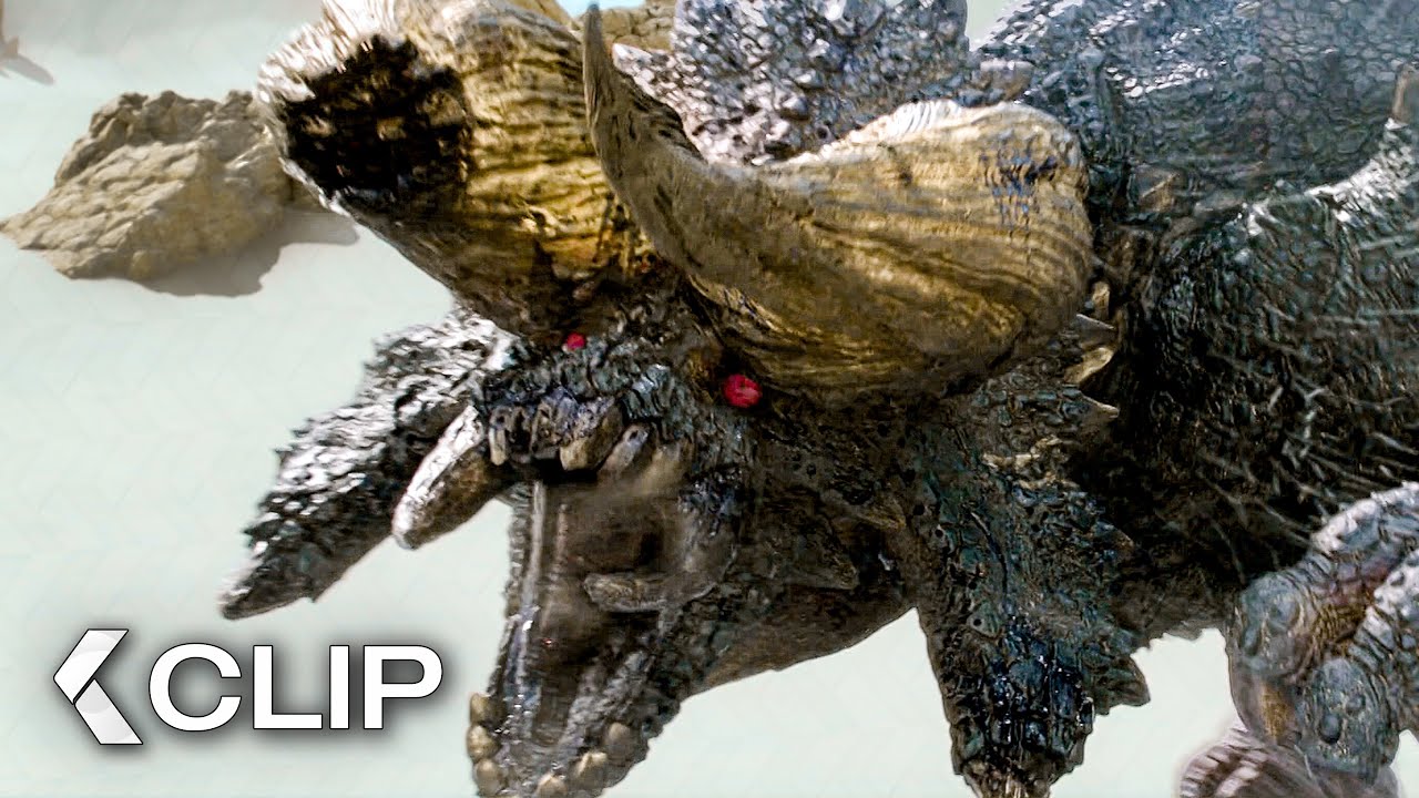 Artemis Versus The Diablos Scene - Monster Hunter (2020) Milla Jovovich, Tony Jaa
