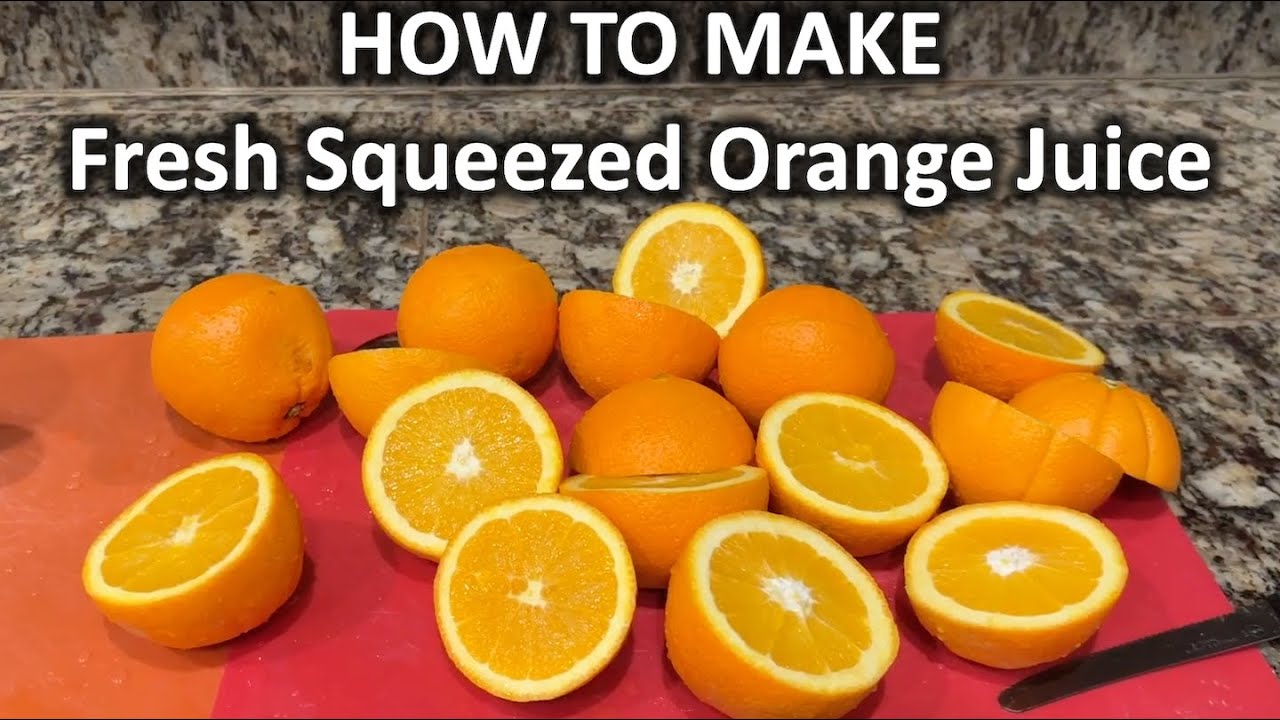 How To Make Fresh Squeezed Orange Juice | The DIY Guide | Ep 220