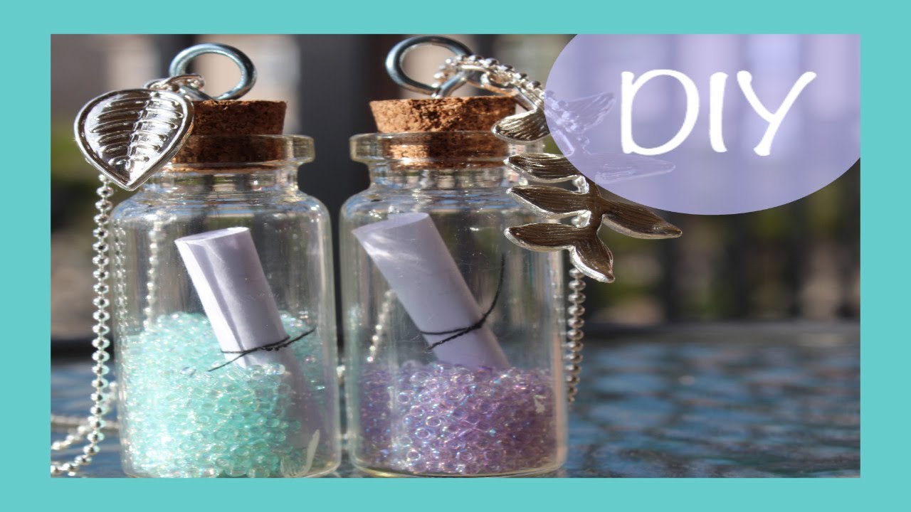 DIY Message in a Bottle Necklace | DIY Friday