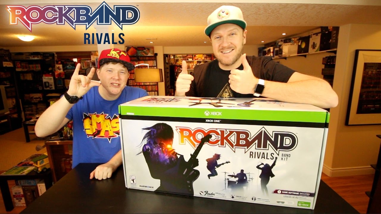 Rockband Rivals - Unboxing, Setup, RockuDrama Mode Review!