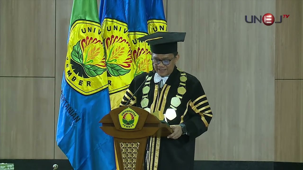 Pidato Rektor Universitas Jember Pengukuhan Guru Besar
