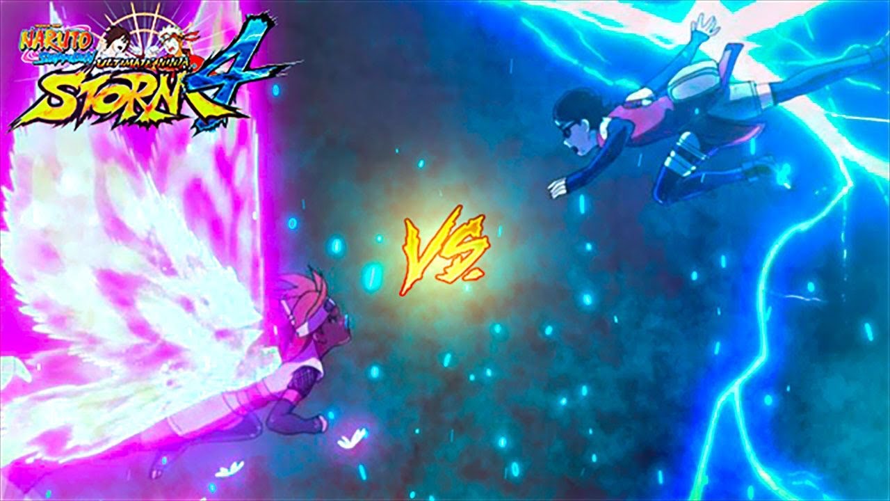 DESAFIO SARADA VS CHOCHO no NARUTO STORM 4!