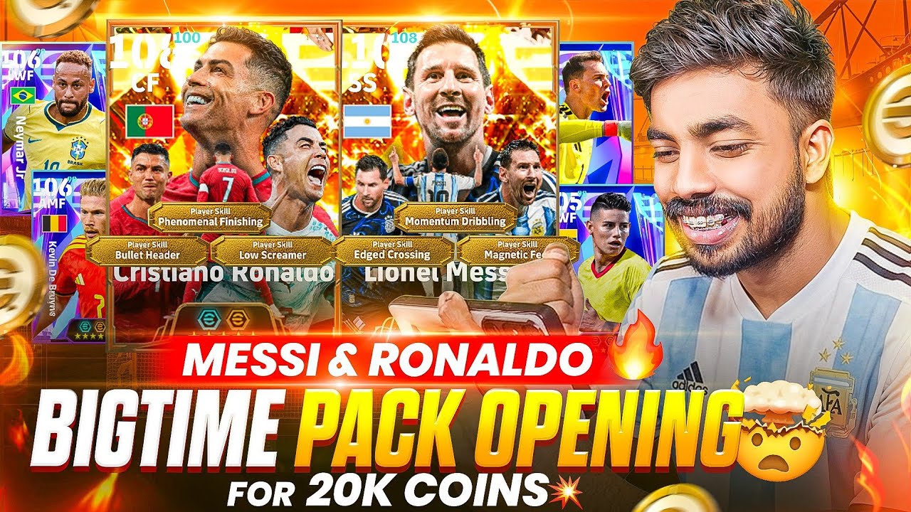 LIVING LEGENDS BIGTIME PACK OPENING 🤯🔥 || FOR 20K COINS 🥶 || MESSI &times; RONALDO 😱 || THIS IS FIRE 💥
