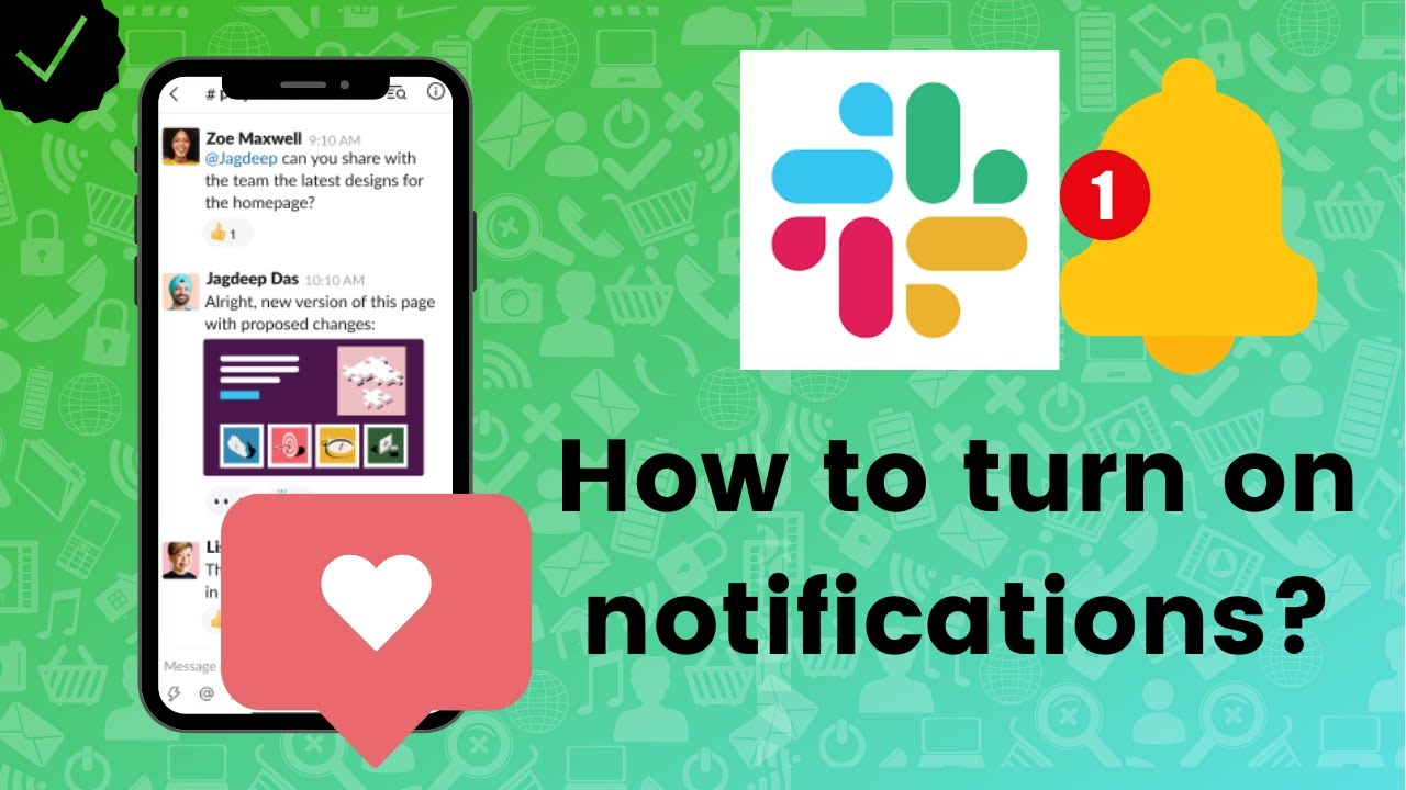 How to turn on notifications on Slack?