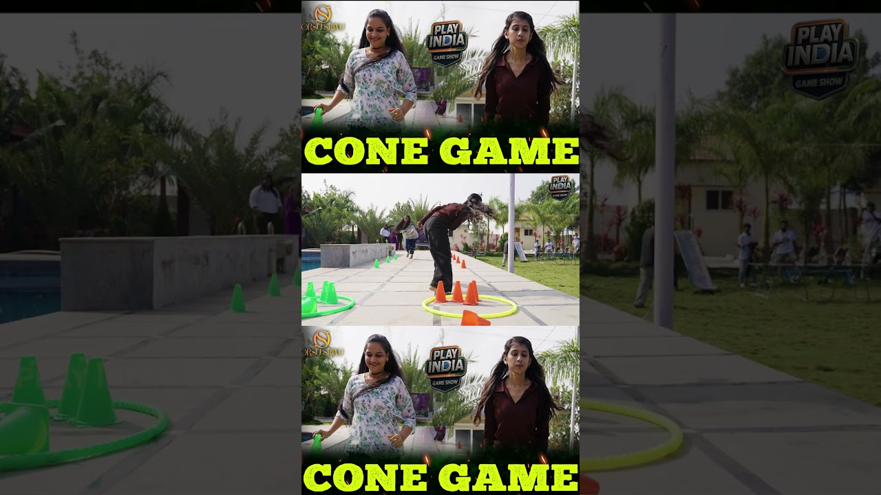 కోన్ గేమ్ చాలెంజ్ |CONE GAME |Play India Game Show| J1 Dance Company|Prasad_Core | orus Srinu