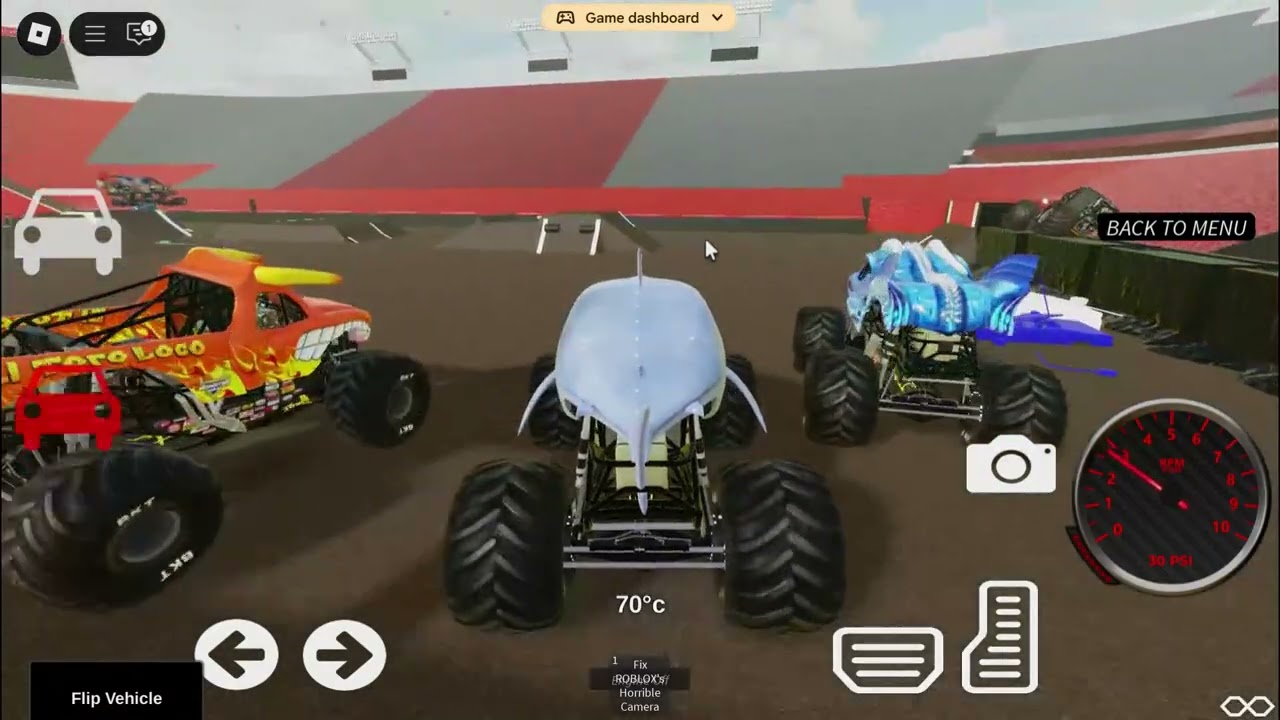 Driving Monster Jam