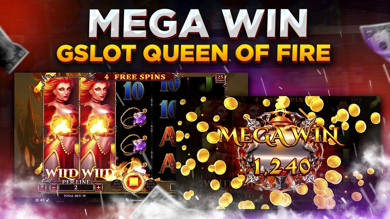 Gslot Queen Slot of Fire slot by Spinomenal - MEGA WIN $4&rsquo;930