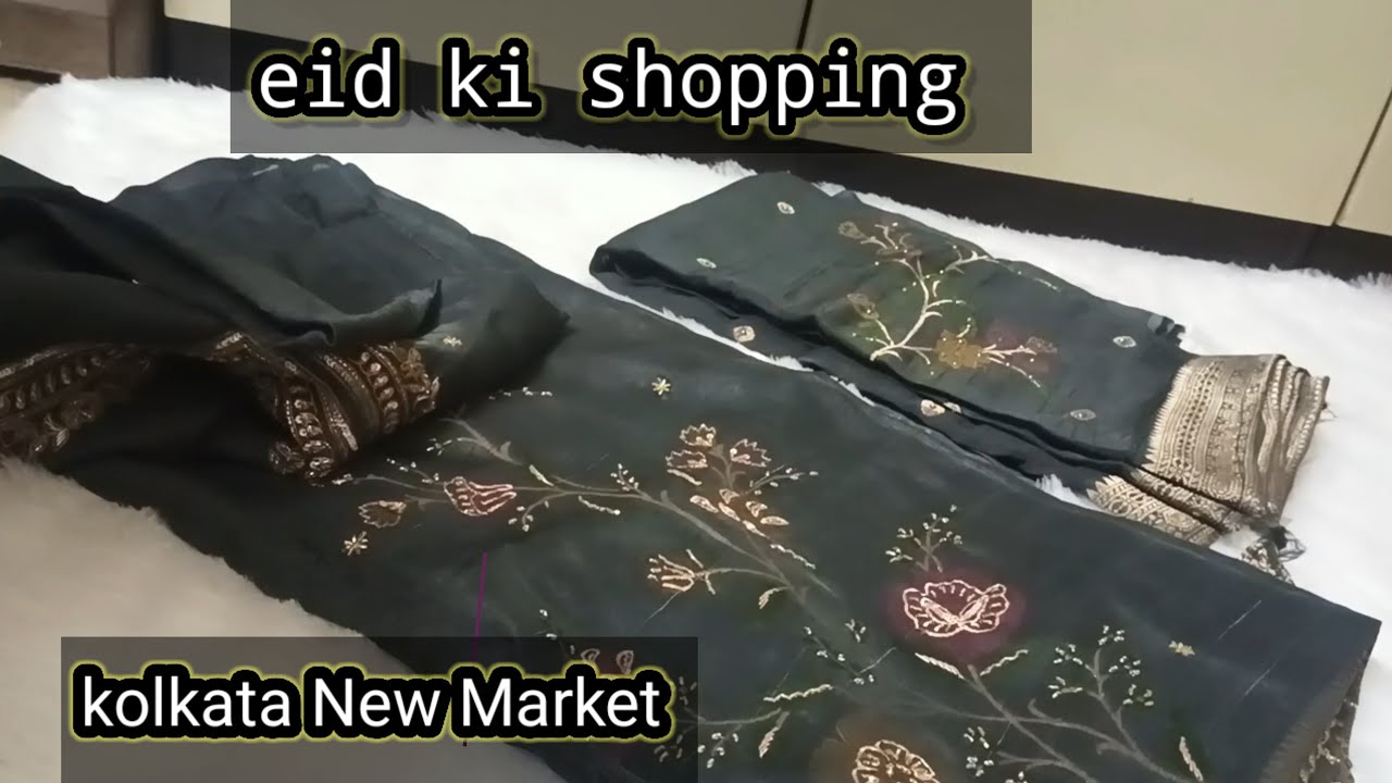 Eid Shopping Vlog 2026 | Kolkata New Market Eid Collection | Best Suit Shopping