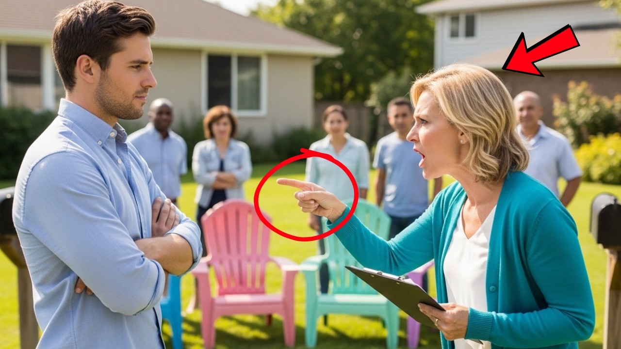 HOA—Karen fined every neighbor $70 for lawn chairs… it backfired in court