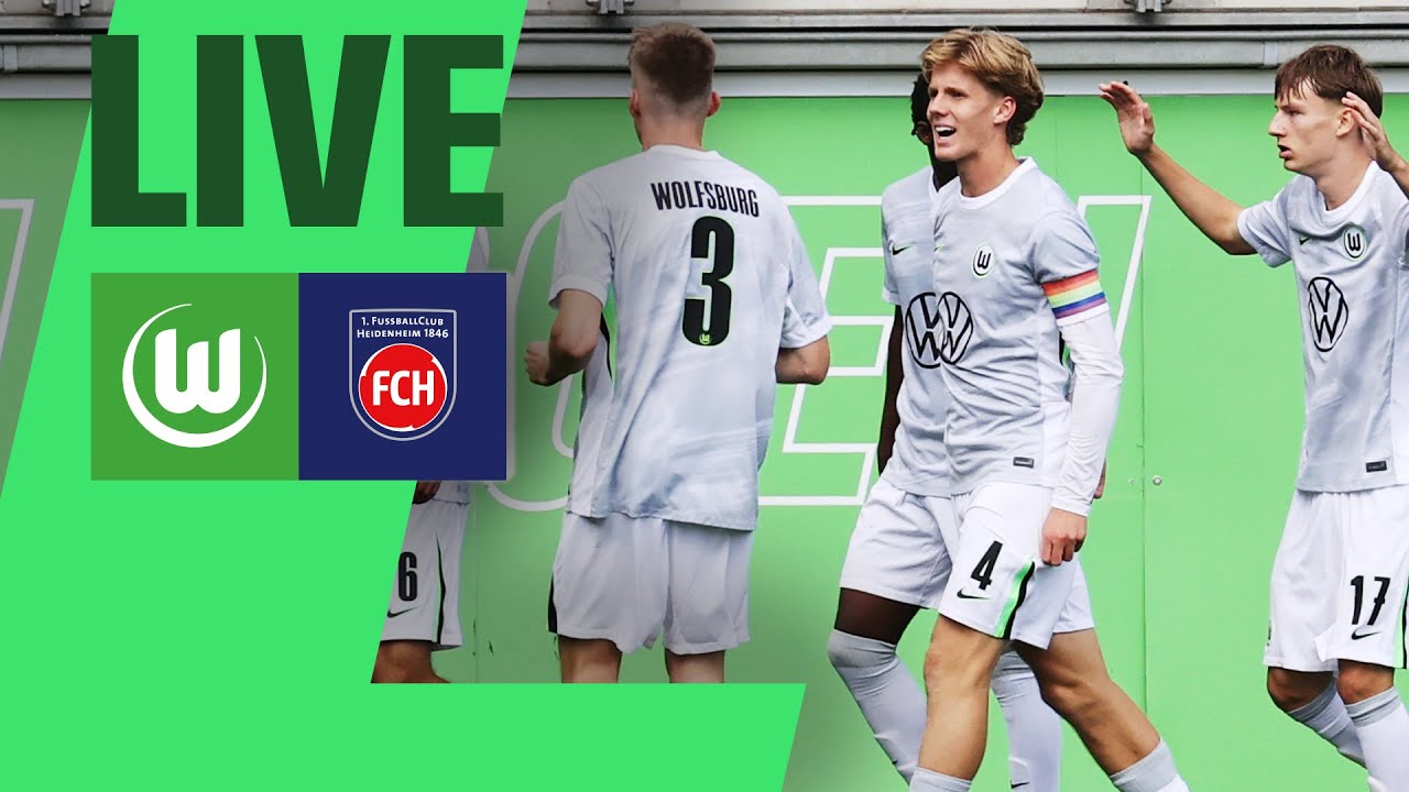 RE-LIVE | VfL Wolfsburg U19 - 1. FC Heidenheim U19 |&nbsp;Viertelfinale im DFB-Pokal der Junioren