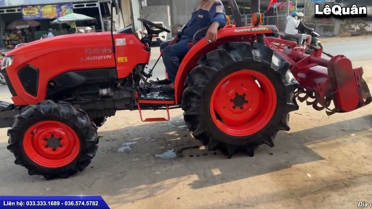 Câu chuyện đầu năm | Anh em Đồng Tháp ngày Khai Trương qua mua máy cày Kubota L5018VN về vào vụ