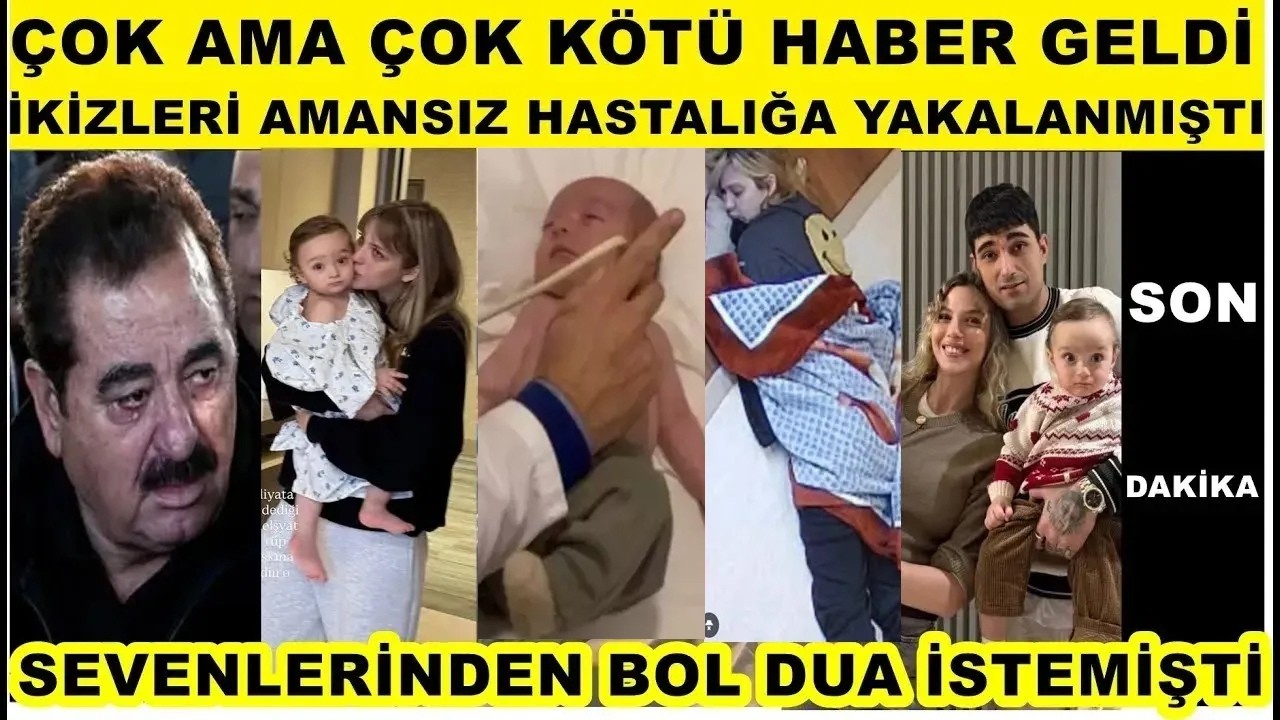 İdo Tatlıses ve Yasemin Şefkatli'nin ikiz bebeklerinden kötü haber geldi İbrahim Tatlıses yıkıldı..