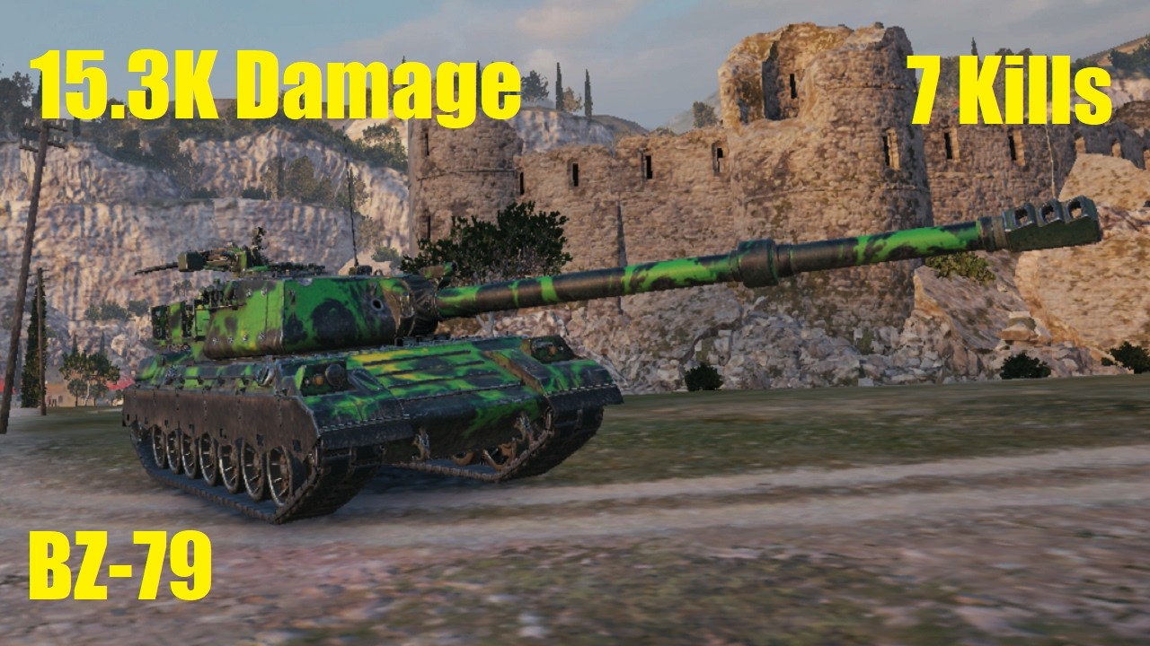 WoT BZ-79 - 7 Kills 15.3K DMG (Mines)