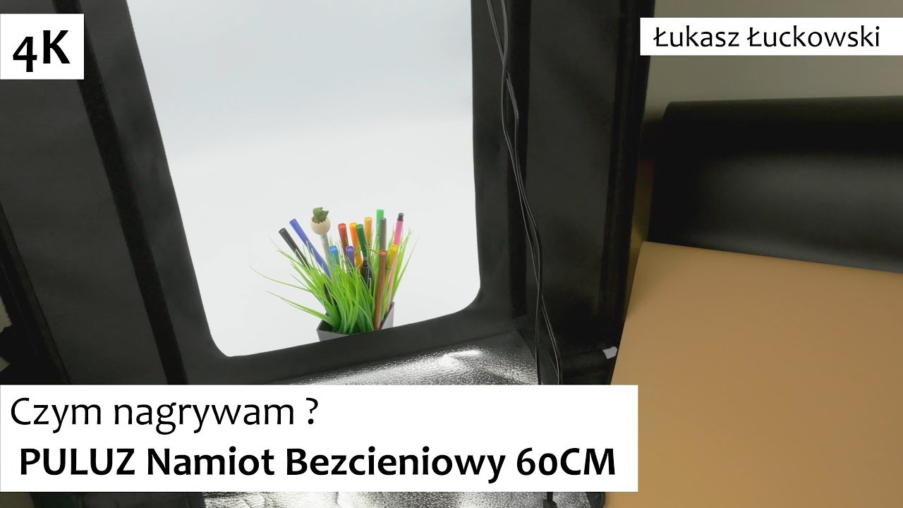 Czym nagrywam ? PULUZ Namiot Bezcieniowy 60CM  | Rzut Oka
