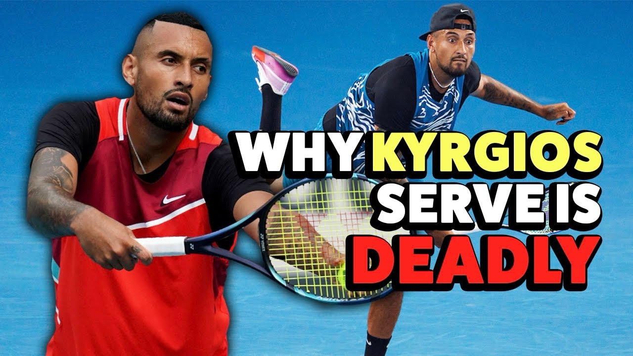 Why Nick Kyrgios Has the Most Dangerous Serve in Tennis (Full Serve Analysis) 