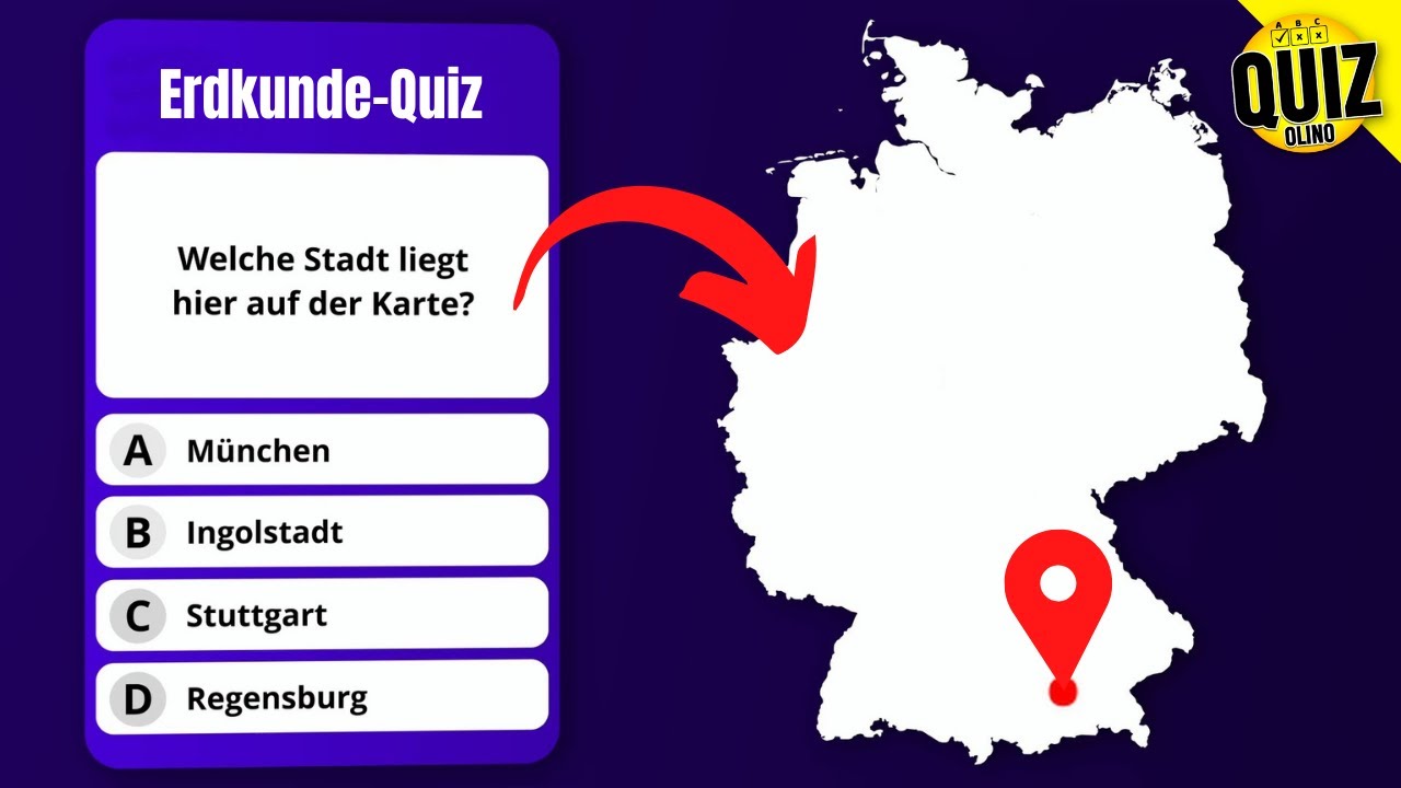 Erkennst du die deutschen Städte auf der Landkarte? Teste dein Städte-Wissen in diesem Erdkunde-QUIZ