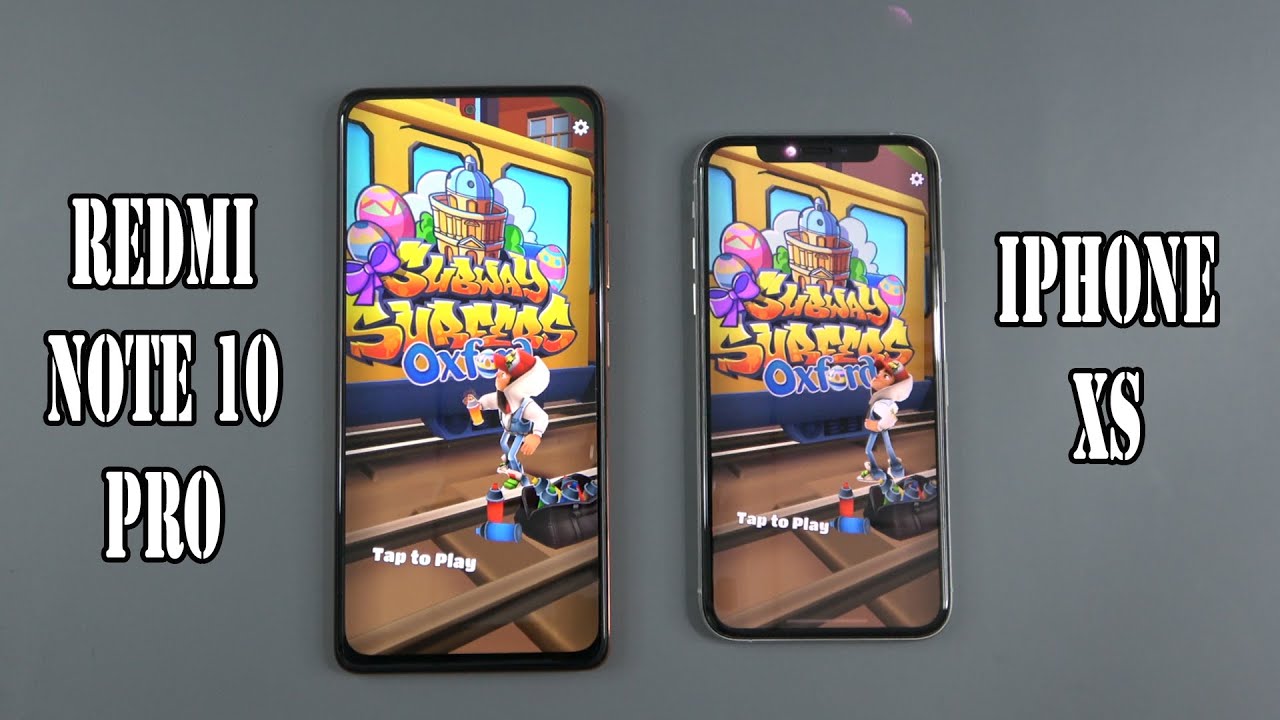 Xiaomi Redmi Note 10 Pro vs iPhone XS | SpeedTest and Camera comparison