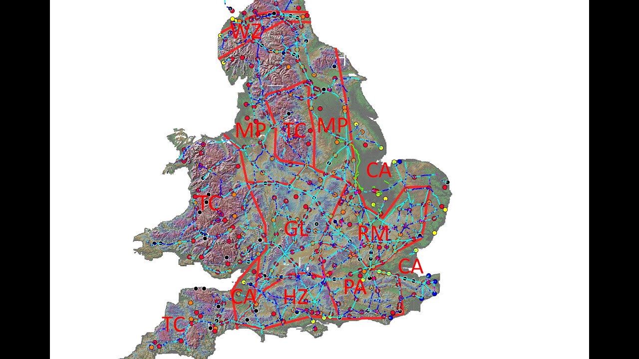 Regional Differences in Roman Road Layout in Roman Britain