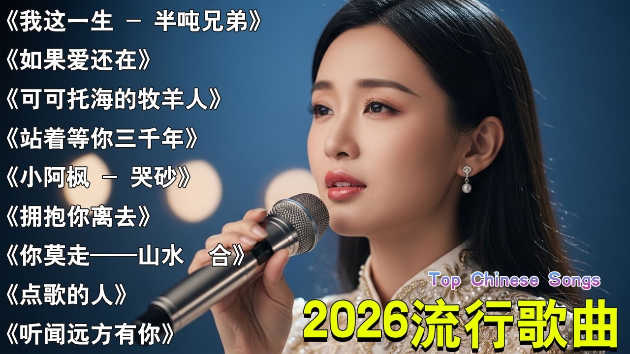 大陸流行歌曲🎈🎈【無廣告】2025最新歌曲 2025好听的流行歌🎗️華語流行串燒精選抒情歌 🎗️Top Chinese Songs 2026