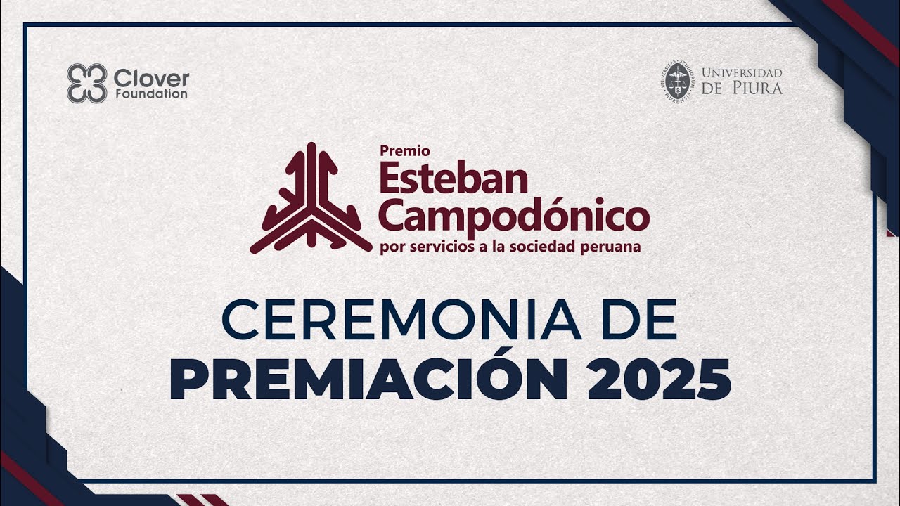 Ceremonia de Entrega | Premio Esteban Campod&oacute;nico 2025