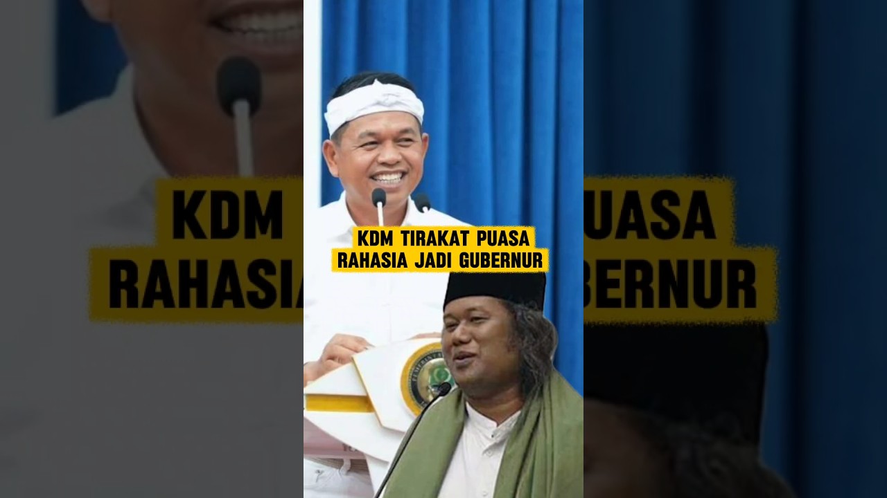 KDM tirakat puasa Gus muafiq bongkar dan kagum.