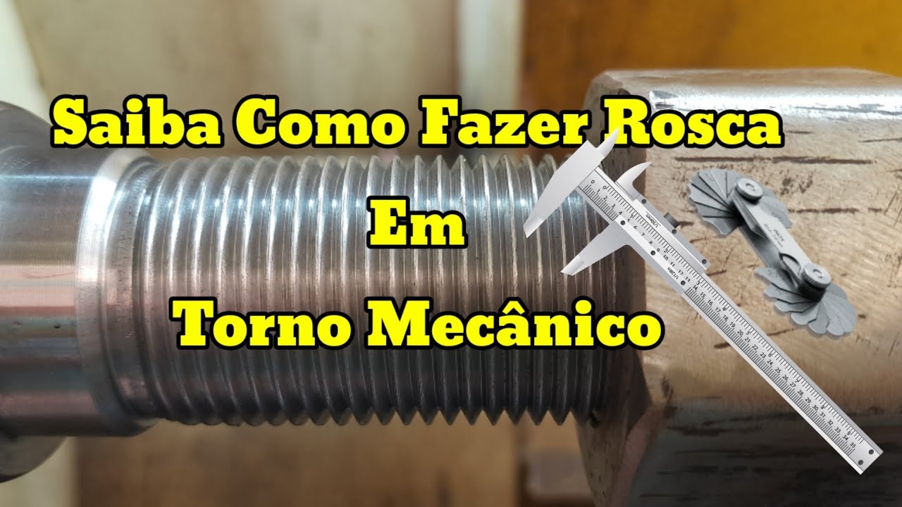 Como fazer rosca em torno mecânico...🤏🤏✌