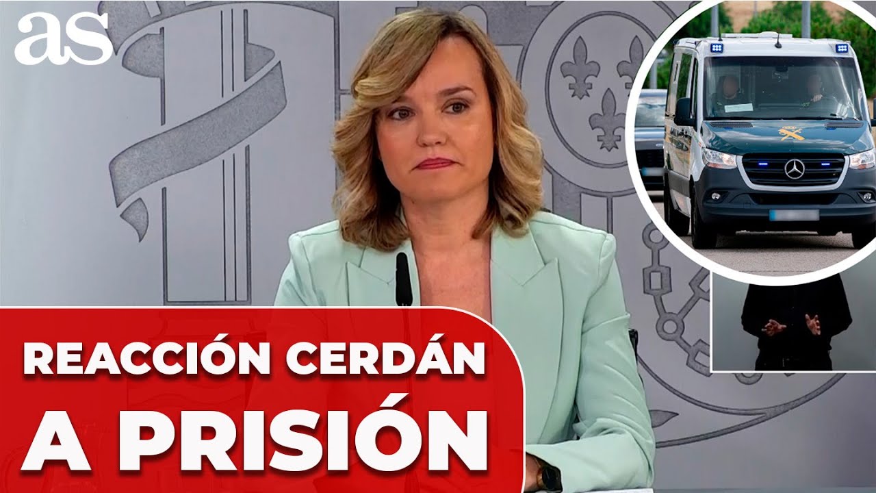 REACCIÓN del GOBIERNO tras ver a SANTOS CERDÁN en PRISIÓN