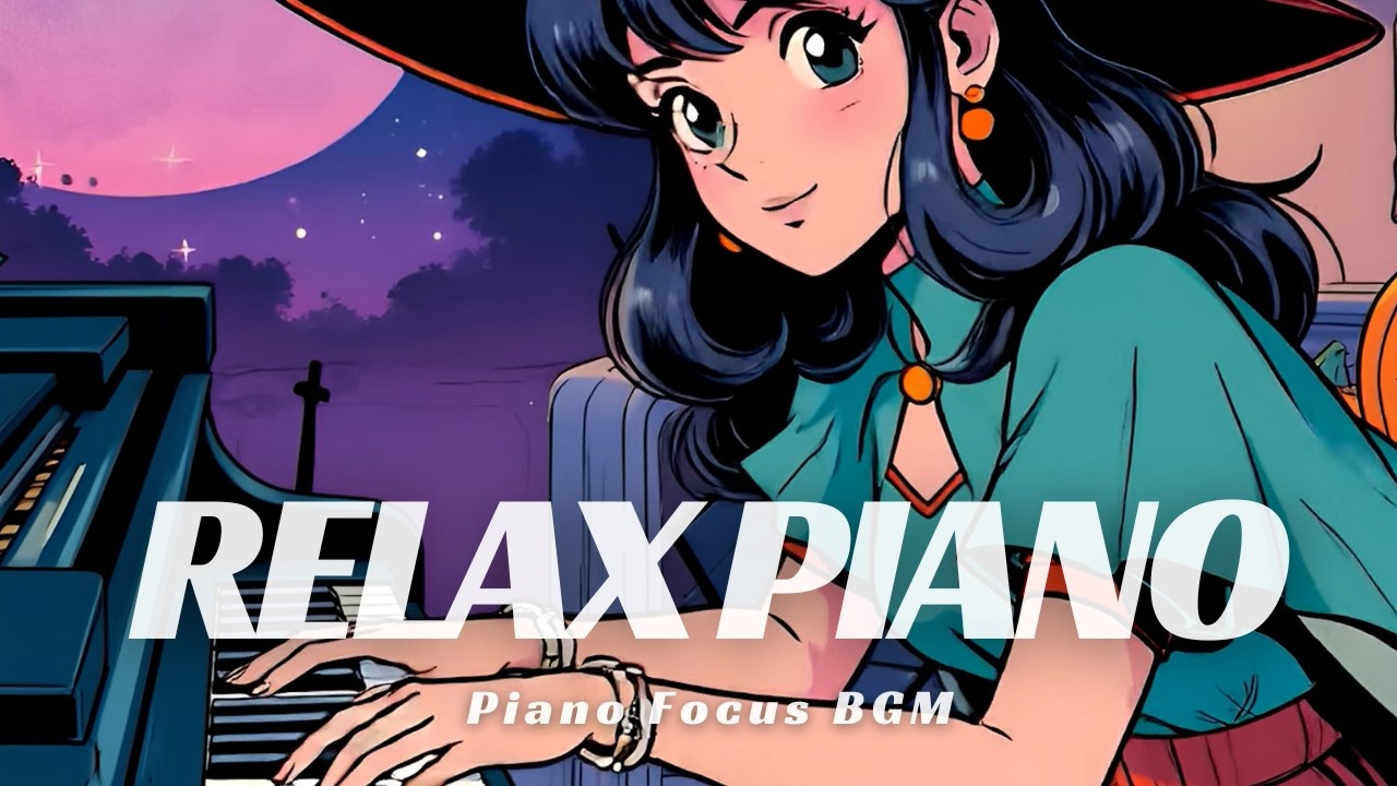 Happy Night Piano BGM | Soft Jazz Piano for Work & Study
