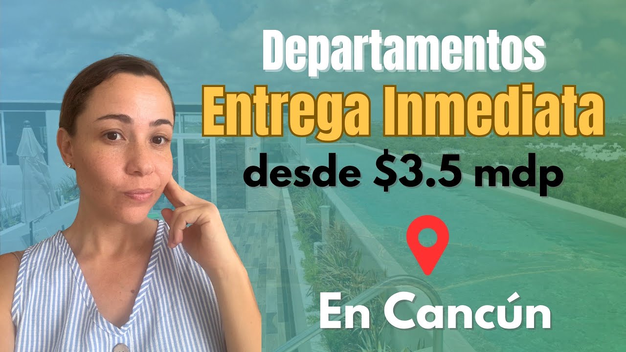 Departamento Entrega Inmediata en Cancun I Invierte en Cancun I Areka Towers