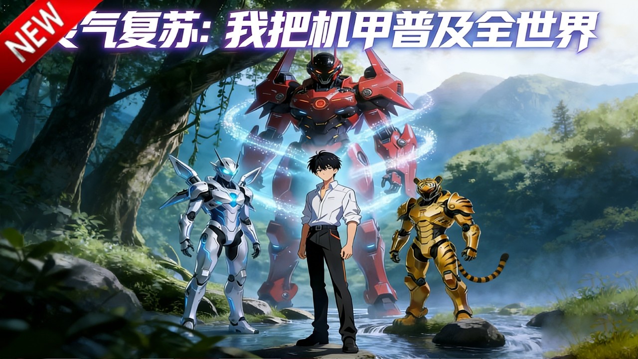 💥【新番上线】灵气复苏开机甲系统，造神兵战强敌，登顶星穹成武皇！《灵气复苏：我把机甲普及全世界》全集 Multi SUB #热血 #漫剧 #动漫魔女