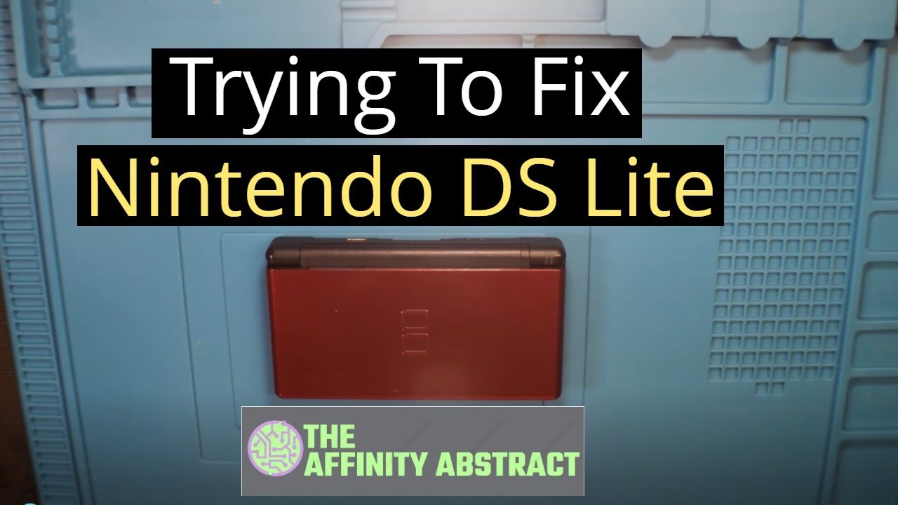 How to fix flashing orange light power issue Nintendo DS Lite (SMD fuse replacement)