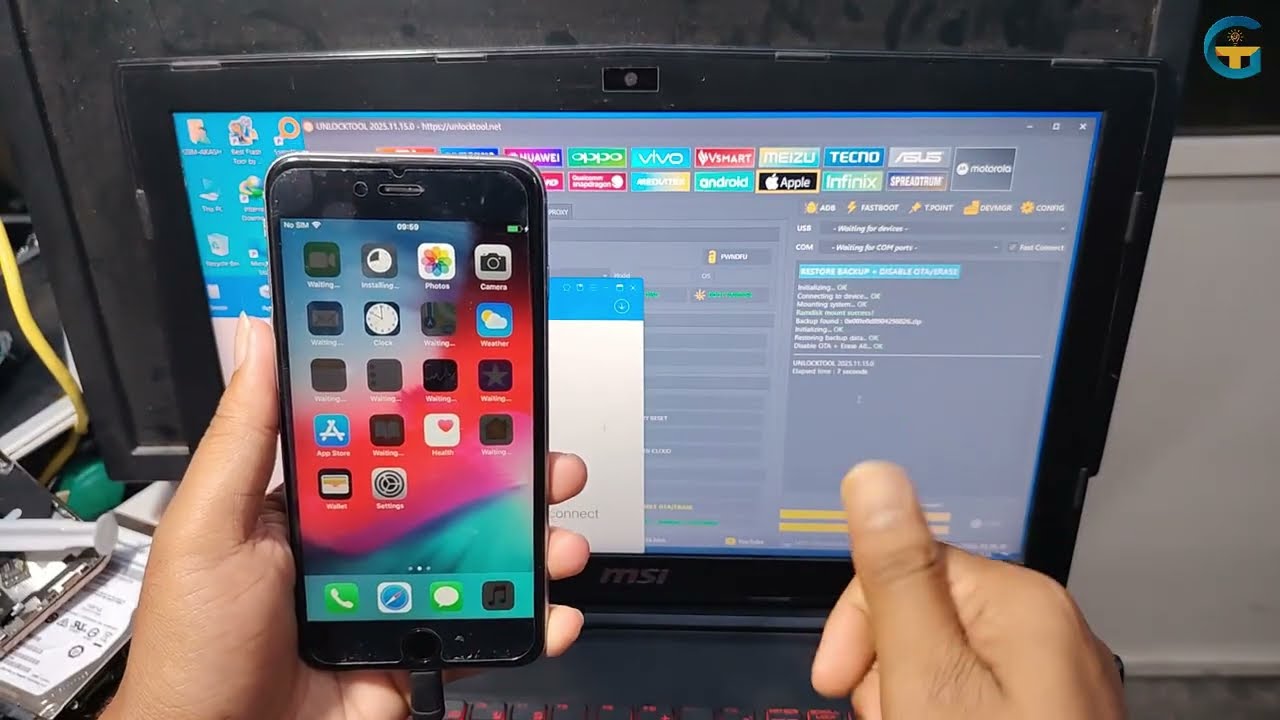 Iphone iCloud Bypass Free UnlockTool Passcode & Hello Screen iphone 6 To X bypass Activation Lock✅
