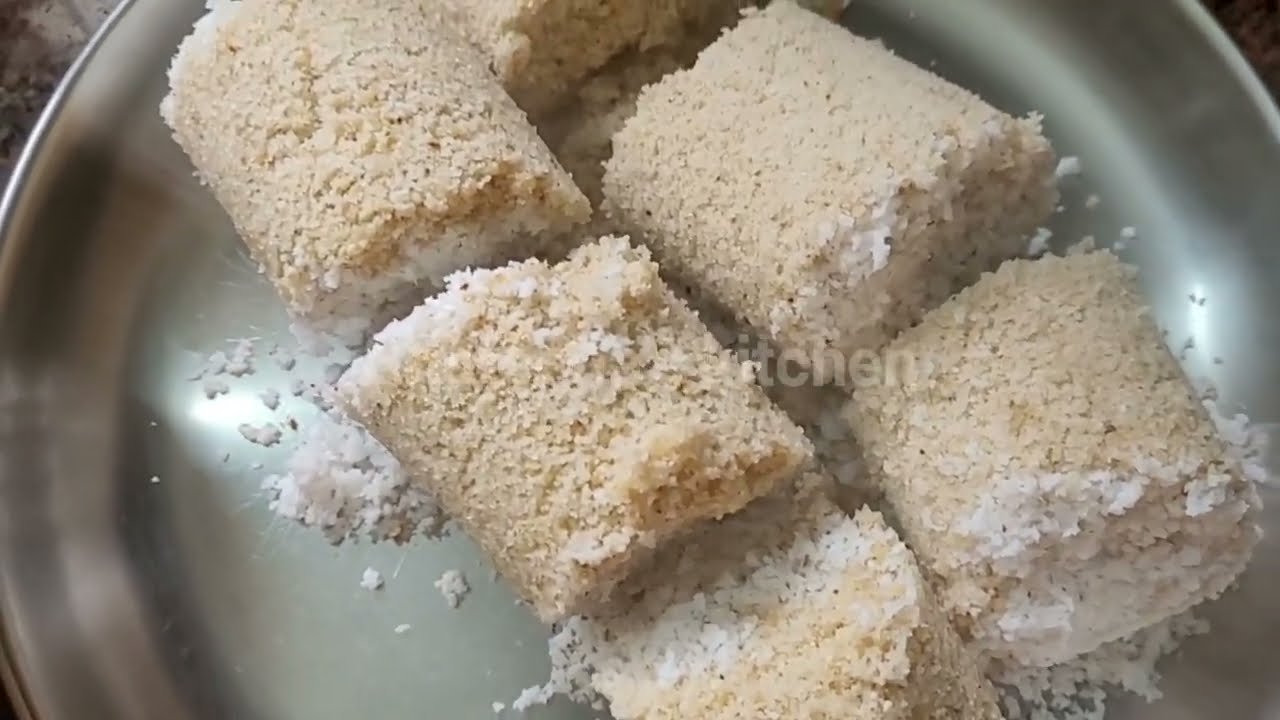 Jack fruit Powder Puttu | Chakka Podi Puttu | ചക്ക പൊടി പുട്ടും കടല കുറുമയും Jackfruit flour Puttu