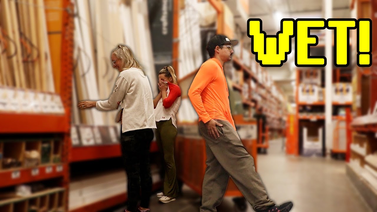 САМЫЙ МОКРЫЙ розыгрыш с пуками от Home Depot!