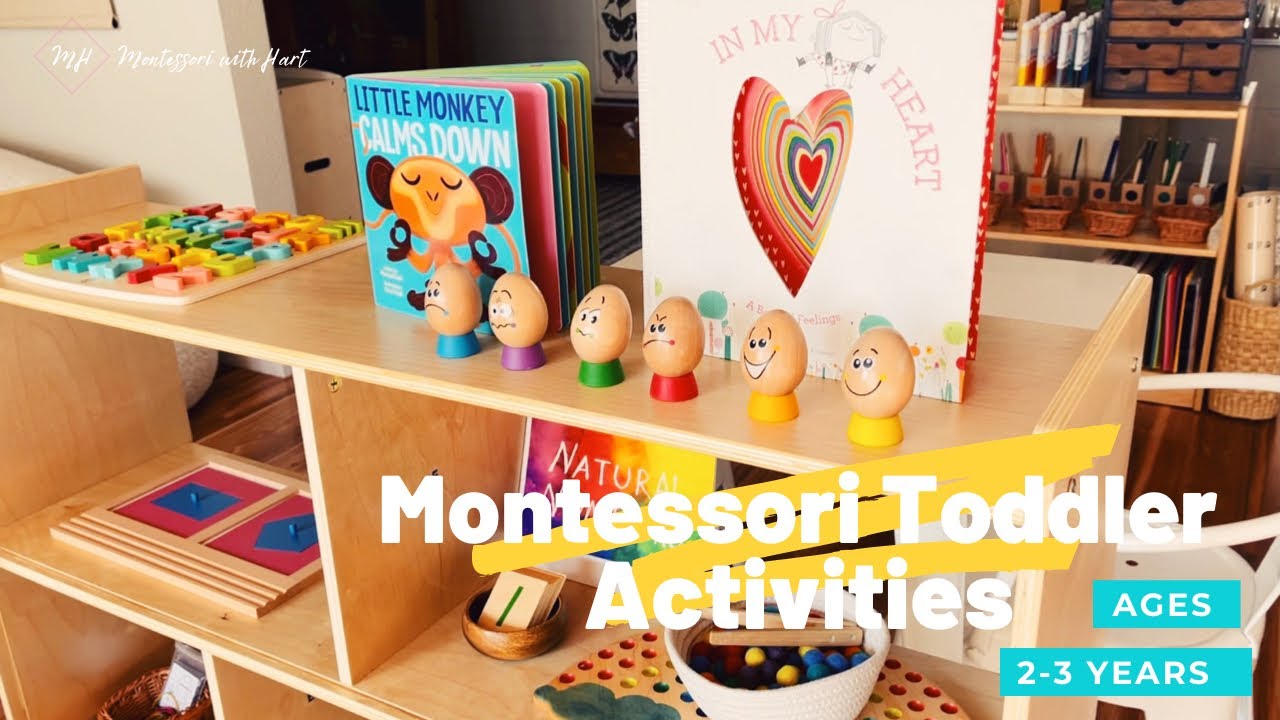 Montessori Toddler Activities Ages 2-3 years Updated Shelf Activities 