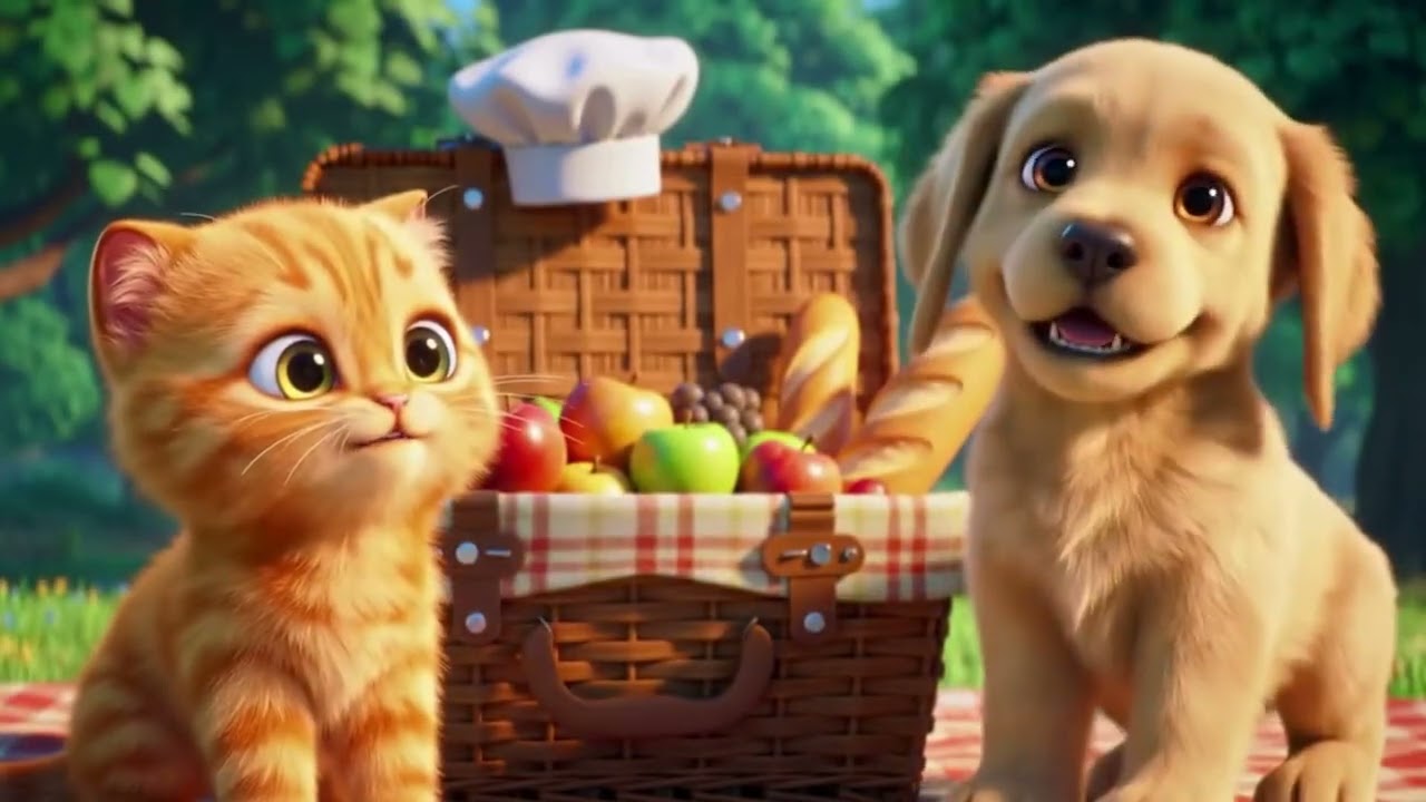 Fun Adventure of a Kitten & Puppy &ndash; Kids Animation