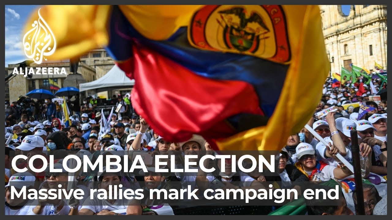 Colombia&rsquo;s election: massive rallies mark campaign end