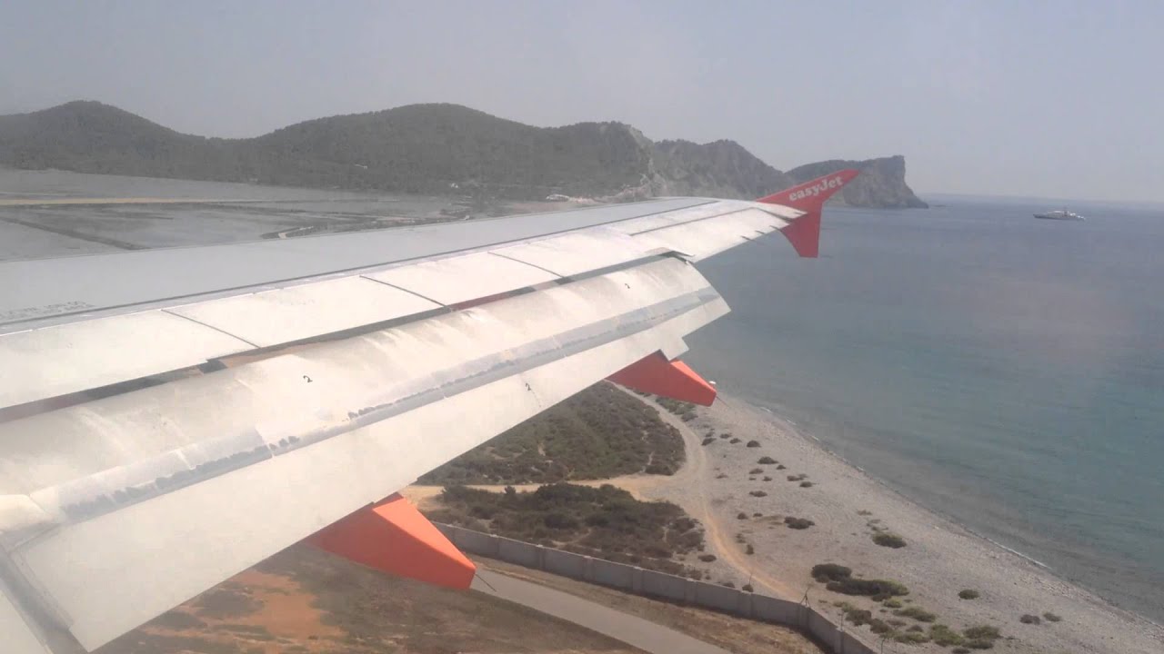 EasyJet A319 Ibiza Landing