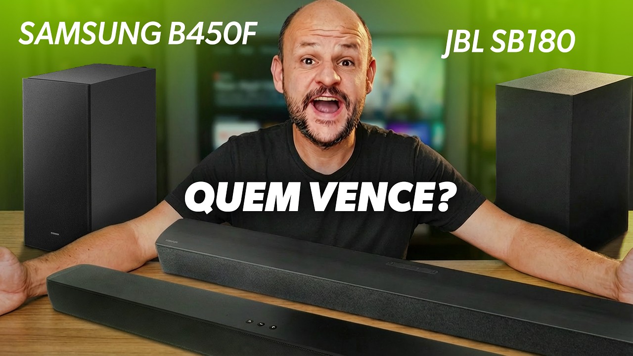 Qual a melhor Soundbar? A JBL Cinema SB180 OU Samsung B450F