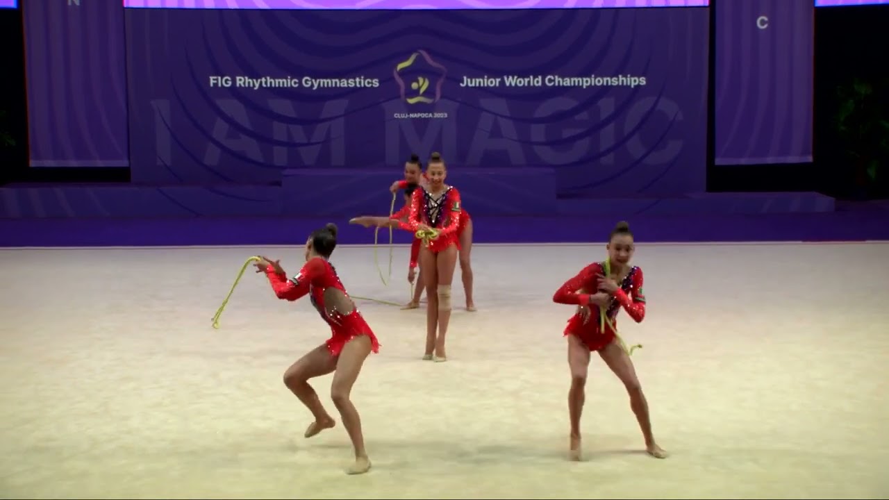 Italy (ITA) - 2023 Rhythmic Junior Worlds Qualifications 5RO Group